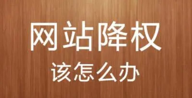 企业网站被降权的具体原因有那些? 企业网站被降权的具体原因有那些?(图1)