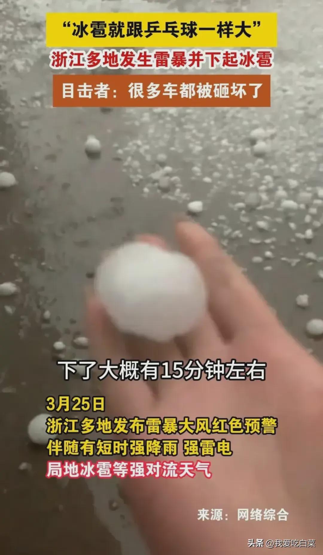 突发！义乌突降冰雹，保险公司电话被打爆！4S店汽修厂笑了(图2)