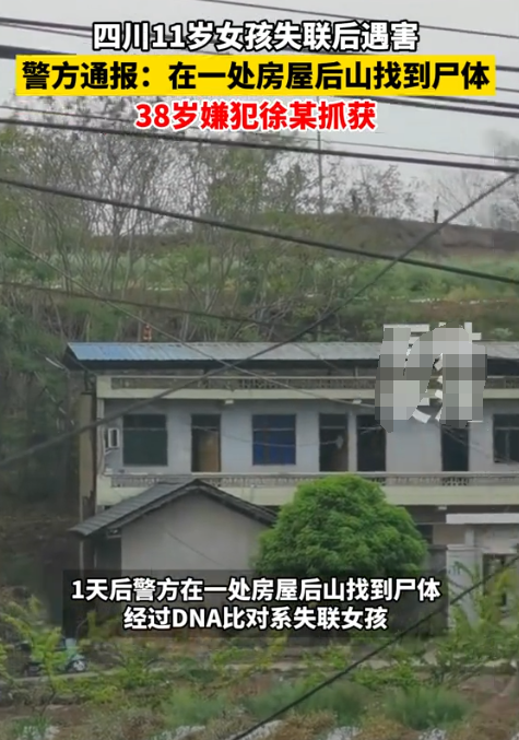 又一11岁女孩失联后遇害!靠DNA才辨认遗体,警方:38岁男子被抓(图5)