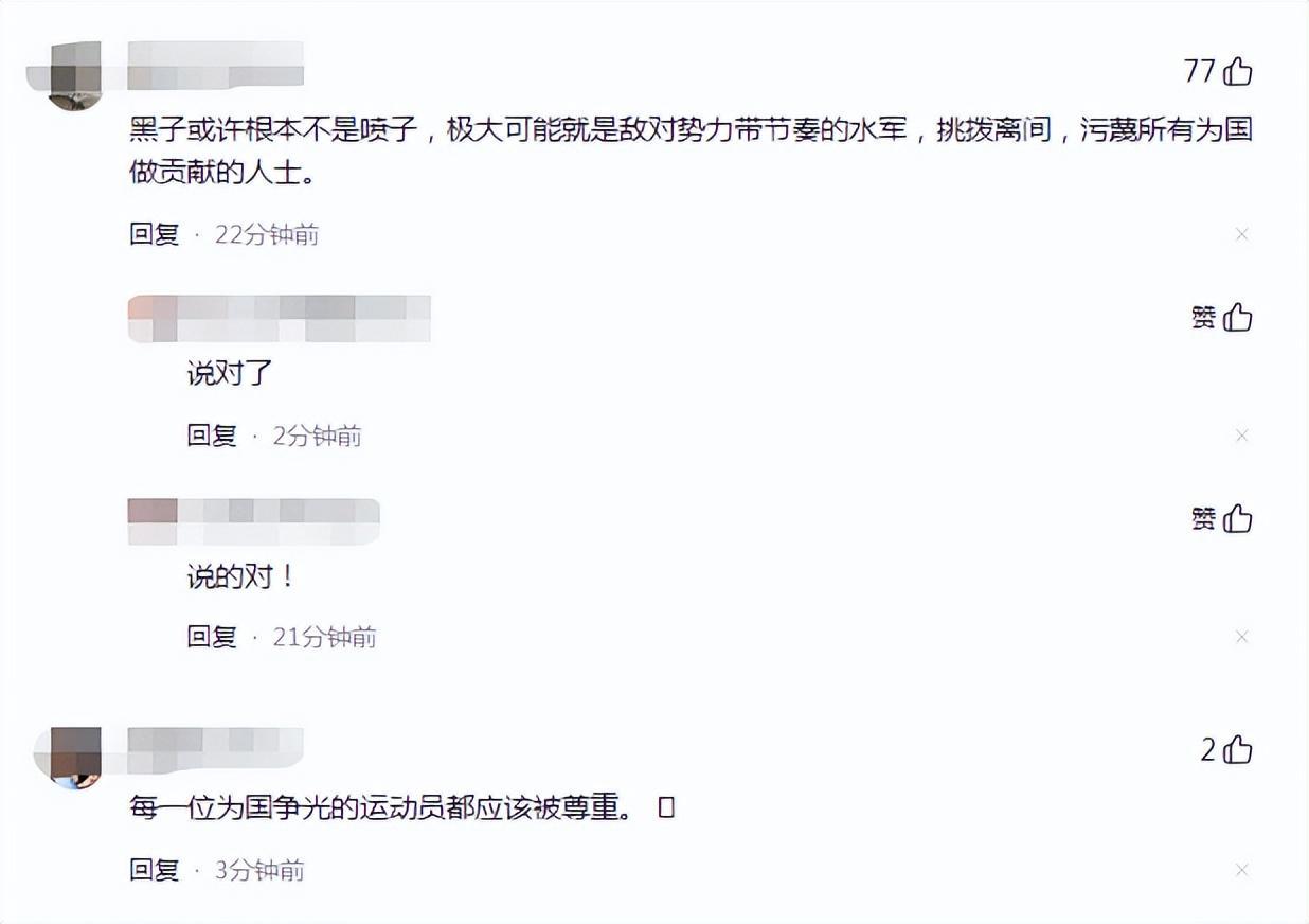 谷爱凌回怼恶评:黑子心情这么差,要不......去跑个步?,黑子为国家做了什么?(图2)