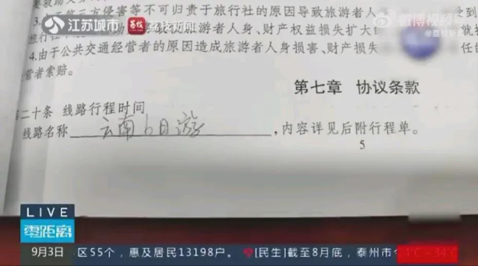 男子参加云南六日游,导游私增购物点致其十级伤残 法院判了(图1)