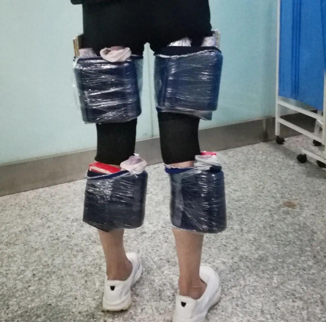一女子腿绑茅台酒6瓶进境被海关查获 律师普法(图1)