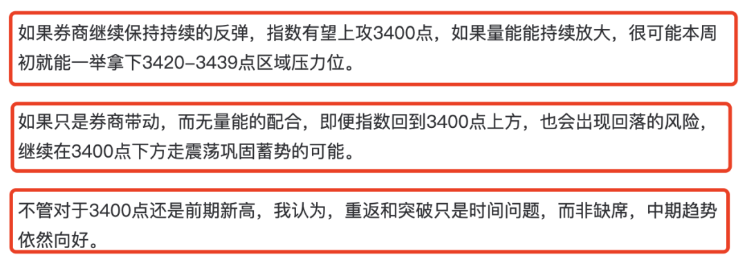 A股反弹延续,可惜3400点得而复失,行情怎么走?(图1)