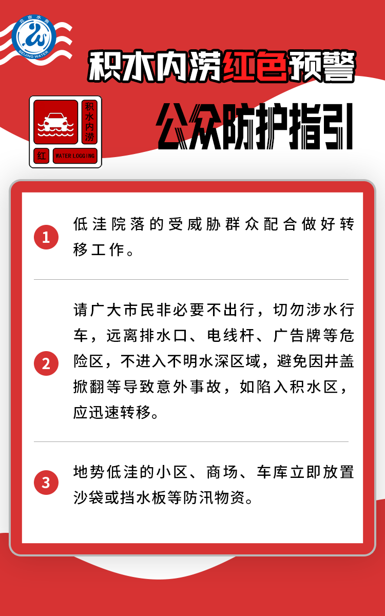 房山区发布山洪灾害红色预警、积水内涝风险红色预警，请注意防范(图4)