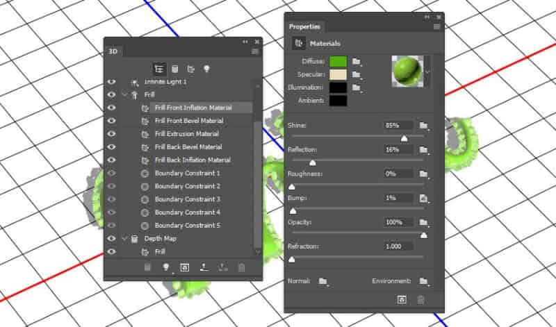 如何在ps中创建膨胀的3D褶边文字效果(图33)