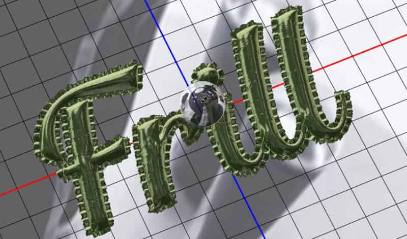 如何在ps中创建膨胀的3D褶边文字效果(图44)
