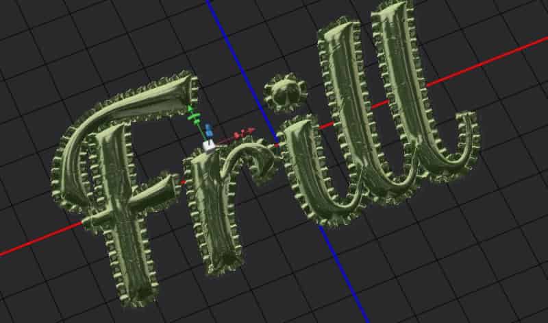 如何在ps中创建膨胀的3D褶边文字效果(图49)