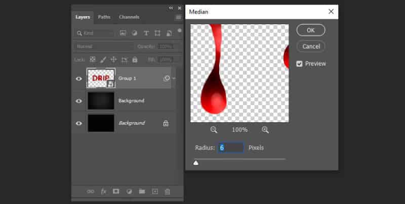 如何在 Photoshop 中制作滴水文本(图28)