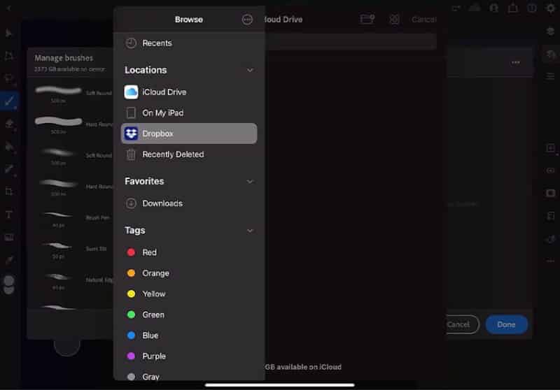 如何将画笔导入 iPad 版 Photoshop(图10)