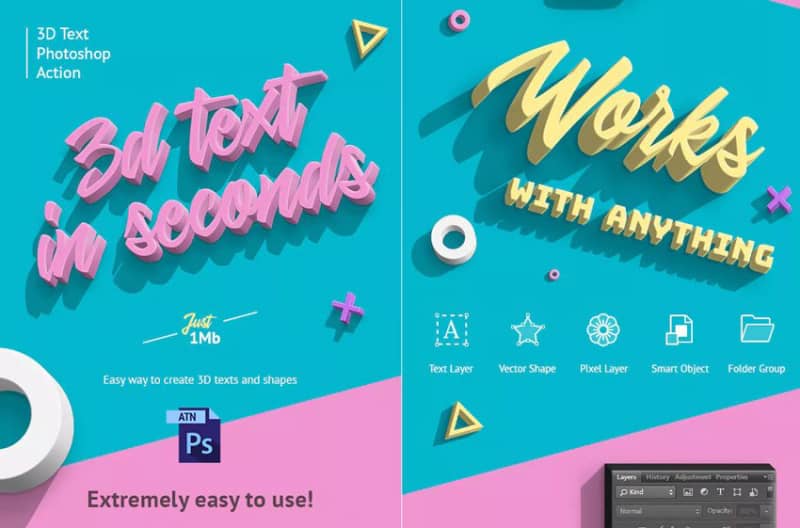 40 种创意 Photoshop 文字效果—文字ps教程(图30)