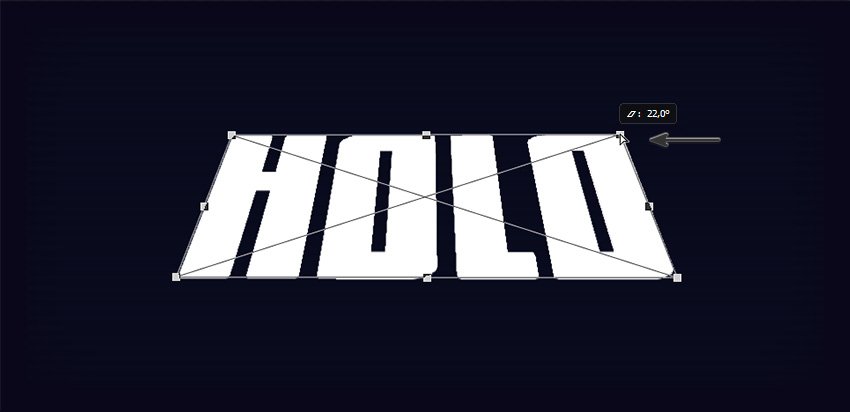 如何制作 3D 全息图文字效果 Photoshop 动作(图15)