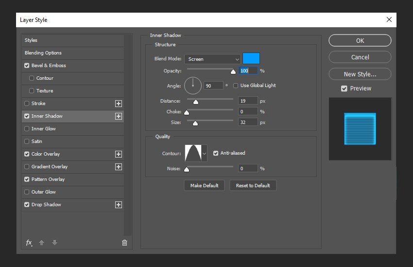 如何制作 3D 全息图文字效果 Photoshop 动作(图9)