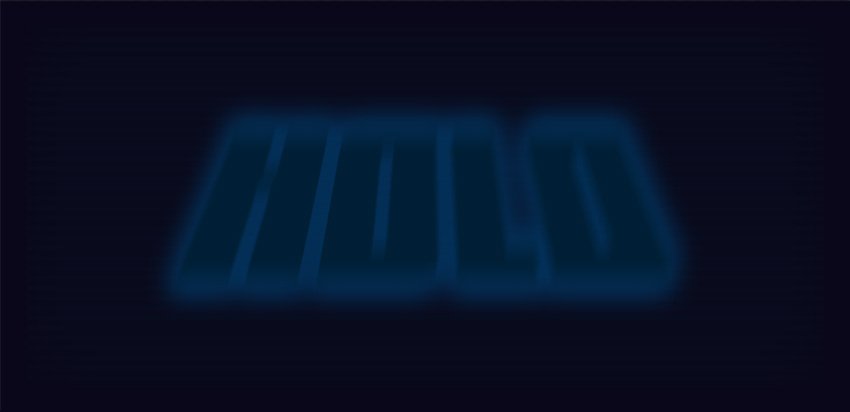 如何制作 3D 全息图文字效果 Photoshop 动作(图16)