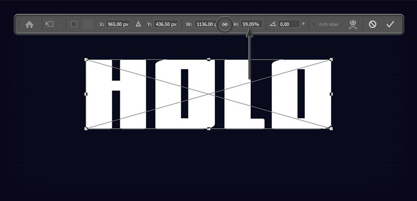 如何制作 3D 全息图文字效果 Photoshop 动作(图14)