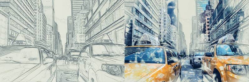 如何在 Adobe Photoshop 中创建素描效果动作(图1)