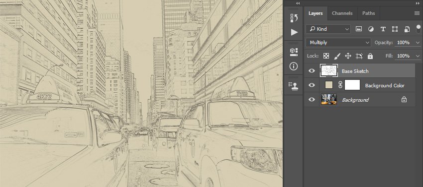 如何在 Adobe Photoshop 中创建素描效果动作(图6)