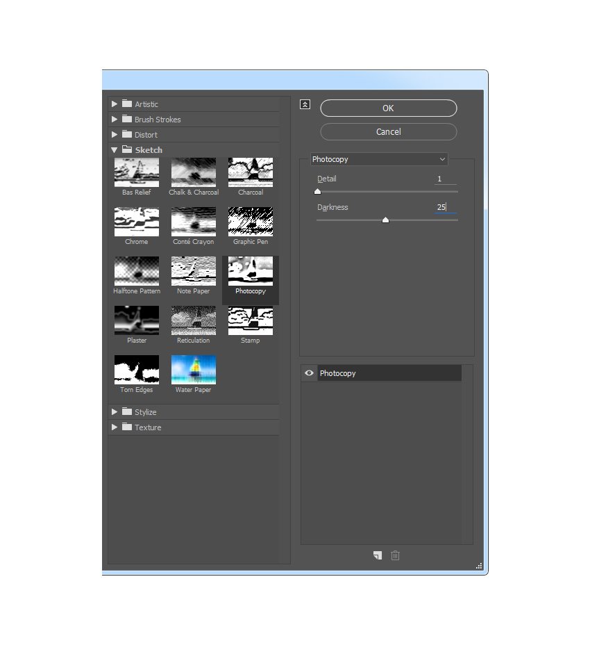 如何在 Adobe Photoshop 中创建素描效果动作(图5)