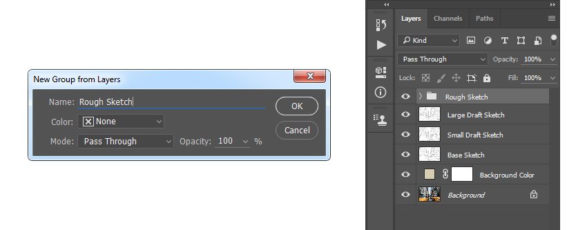如何在 Adobe Photoshop 中创建素描效果动作(图24)