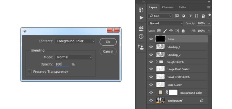 如何在 Adobe Photoshop 中创建素描效果动作(图31)