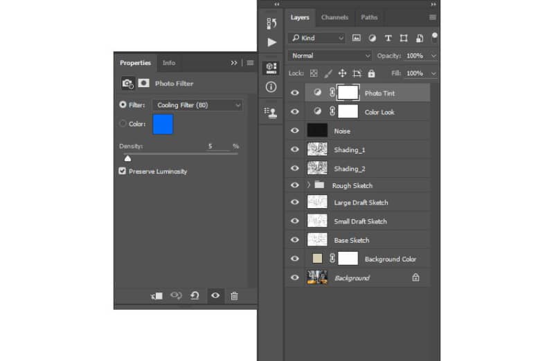 如何在 Adobe Photoshop 中创建素描效果动作(图37)